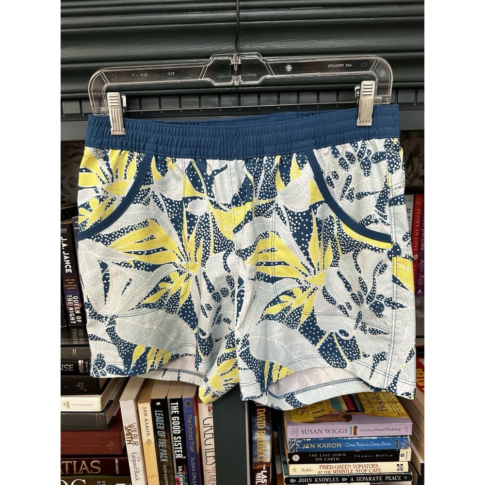 Women's Columbia PFG Tidal II 5" Inseam Small 3 Pockets Tropical Print Shorts - Picture 1 of 7